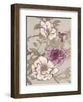 Gilded Hummingbird-Devon Ross-Framed Art Print