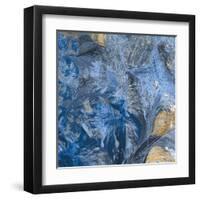 Gilded Indigo III-Jarman Fagalde-Framed Art Print