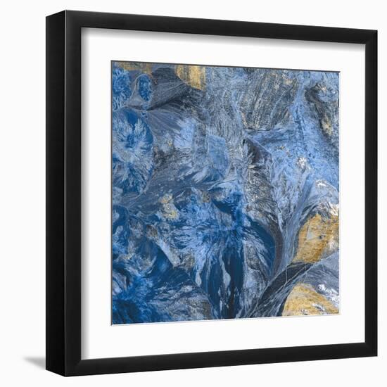 Gilded Indigo III-Jarman Fagalde-Framed Art Print