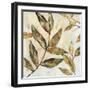 Gilded Leaves I-Carol Robinson-Framed Art Print