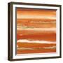 Gilded Mandarin III Burnt Orange-Chris Paschke-Framed Art Print