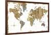 Gilded Map-Wild Apple Portfolio-Framed Art Print