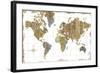 Gilded Map-Wild Apple Portfolio-Framed Art Print