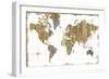 Gilded Map-Wild Apple Portfolio-Framed Art Print