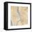 Gilded New York Map-Laura Marshall-Framed Stretched Canvas