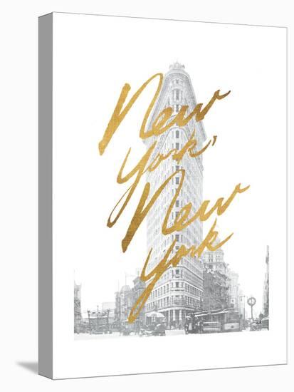 Gilded New York-Moira Hershey-Stretched Canvas