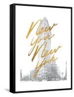 Gilded New York-Moira Hershey-Framed Stretched Canvas