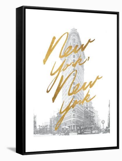 Gilded New York-Moira Hershey-Framed Stretched Canvas