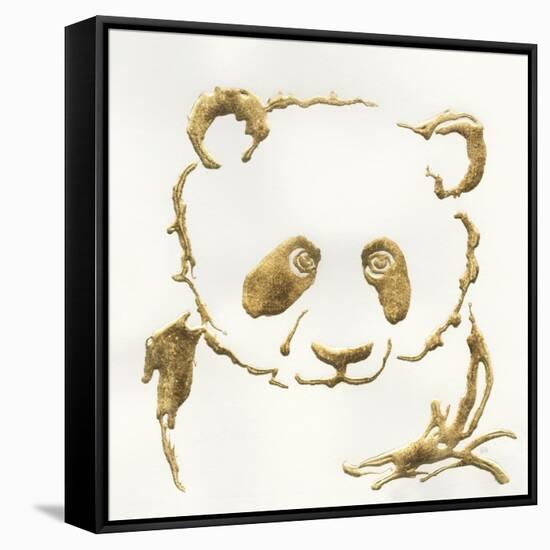 Gilded Panda-Chris Paschke-Framed Stretched Canvas