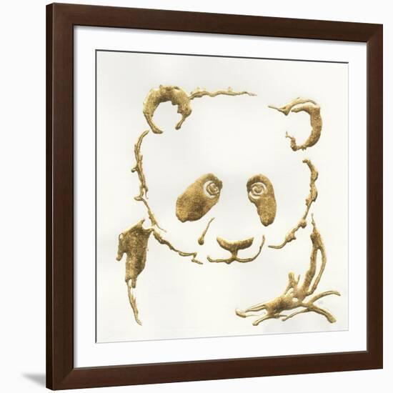 Gilded Panda-Chris Paschke-Framed Art Print