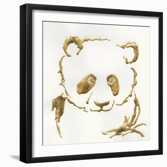 Gilded Panda-Chris Paschke-Framed Art Print