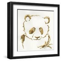 Gilded Panda-Chris Paschke-Framed Art Print