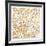 Gilded Paris Map-Laura Marshall-Framed Art Print