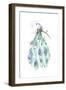 Gilded Peacock Plumes I-Jennifer Goldberger-Framed Art Print