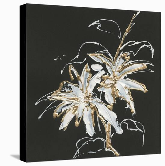 Gilded Poinsettias-Chris Paschke-Stretched Canvas