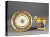 Gilded Porcelain Plate and Mug-null-Stretched Canvas