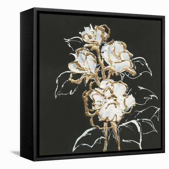 Gilded Roses-Chris Paschke-Framed Stretched Canvas