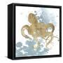 Gilded Splash I-Grace Popp-Framed Stretched Canvas