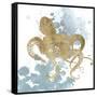 Gilded Splash I-Grace Popp-Framed Stretched Canvas