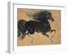 Gilded Stallion 1-null-Framed Art Print