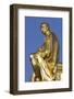 Gilded Statue of Prince Albert-Stuart Black-Framed Photographic Print