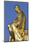 Gilded Statue of Prince Albert-Stuart Black-Mounted Photographic Print