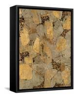 Gilded Stone Gold II-Hugo Wild-Framed Stretched Canvas