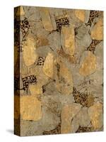 Gilded Stone Gold II-Hugo Wild-Stretched Canvas