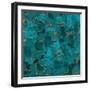 Gilded Stone Turquoise-Hugo Wild-Framed Art Print