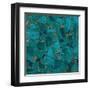 Gilded Stone Turquoise-Hugo Wild-Framed Art Print