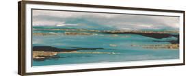 Gilded Storm II Teal Grey Crop-Chris Paschke-Framed Premium Giclee Print