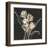 Gilded Tulips-Chris Paschke-Framed Art Print