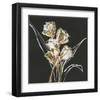 Gilded Tulips-Chris Paschke-Framed Art Print