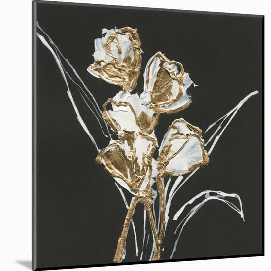 Gilded Tulips-Chris Paschke-Mounted Art Print