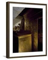 Gilded Wooden Catafalque and Box of Canopic Jars-null-Framed Giclee Print