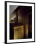 Gilded Wooden Catafalque and Box of Canopic Jars-null-Framed Giclee Print