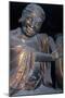 Gilded Wooden Statue in Blue Cloud Temple in Beijing, China-null-Mounted Giclee Print