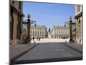 Gilded Wrought Iron Gates by Jean Lamor, Place Stanislas, Nancy, Lorraine, France-Richardson Peter-Mounted Photographic Print