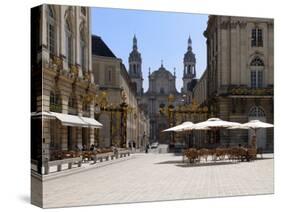 Gilded Wrought Iron Gates by Jean Lamor, Place Stanislas, Nancy, Lorraine, France-Richardson Peter-Stretched Canvas