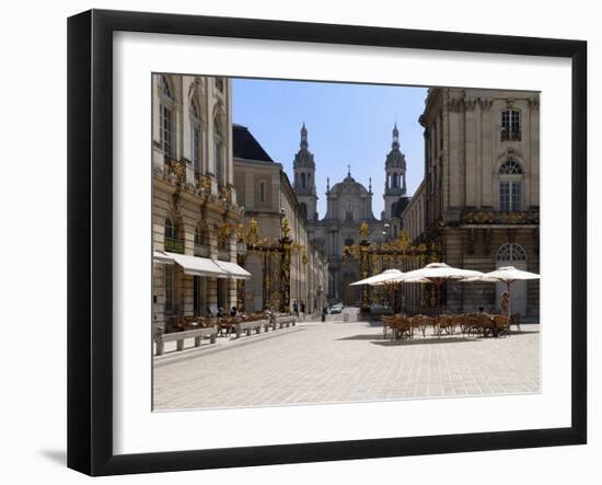 Gilded Wrought Iron Gates by Jean Lamor, Place Stanislas, Nancy, Lorraine, France-Richardson Peter-Framed Photographic Print