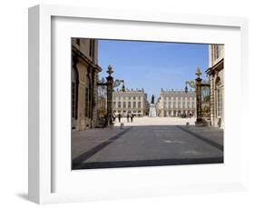 Gilded Wrought Iron Gates by Jean Lamor, Place Stanislas, Nancy, Lorraine, France-Richardson Peter-Framed Photographic Print