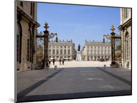 Gilded Wrought Iron Gates by Jean Lamor, Place Stanislas, Nancy, Lorraine, France-Richardson Peter-Mounted Photographic Print
