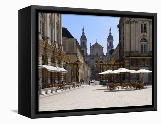 Gilded Wrought Iron Gates by Jean Lamor, Place Stanislas, Nancy, Lorraine, France-Richardson Peter-Framed Stretched Canvas