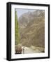 Gilgit Jeep and Driver on the Karakoram Highway or Kkh, Hunza, Pakistan-Don Smith-Framed Photographic Print