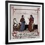 Gilles Binchois (right) Franco-Flemish-Unknown Artist-Framed Giclee Print