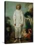 Gilles, Circa 1718/19-Jean Antoine Watteau-Stretched Canvas