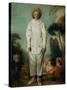 Gilles, Circa 1718/19-Jean Antoine Watteau-Stretched Canvas