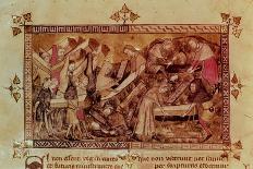 Black Death at Tournai, 1349-Gilles Le Muisit-Giclee Print