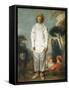 Gilles - Pierrot, 1718-1719-Jean-Antoine Watteau-Framed Stretched Canvas