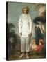 Gilles - Pierrot, 1718-1719-Jean-Antoine Watteau-Stretched Canvas